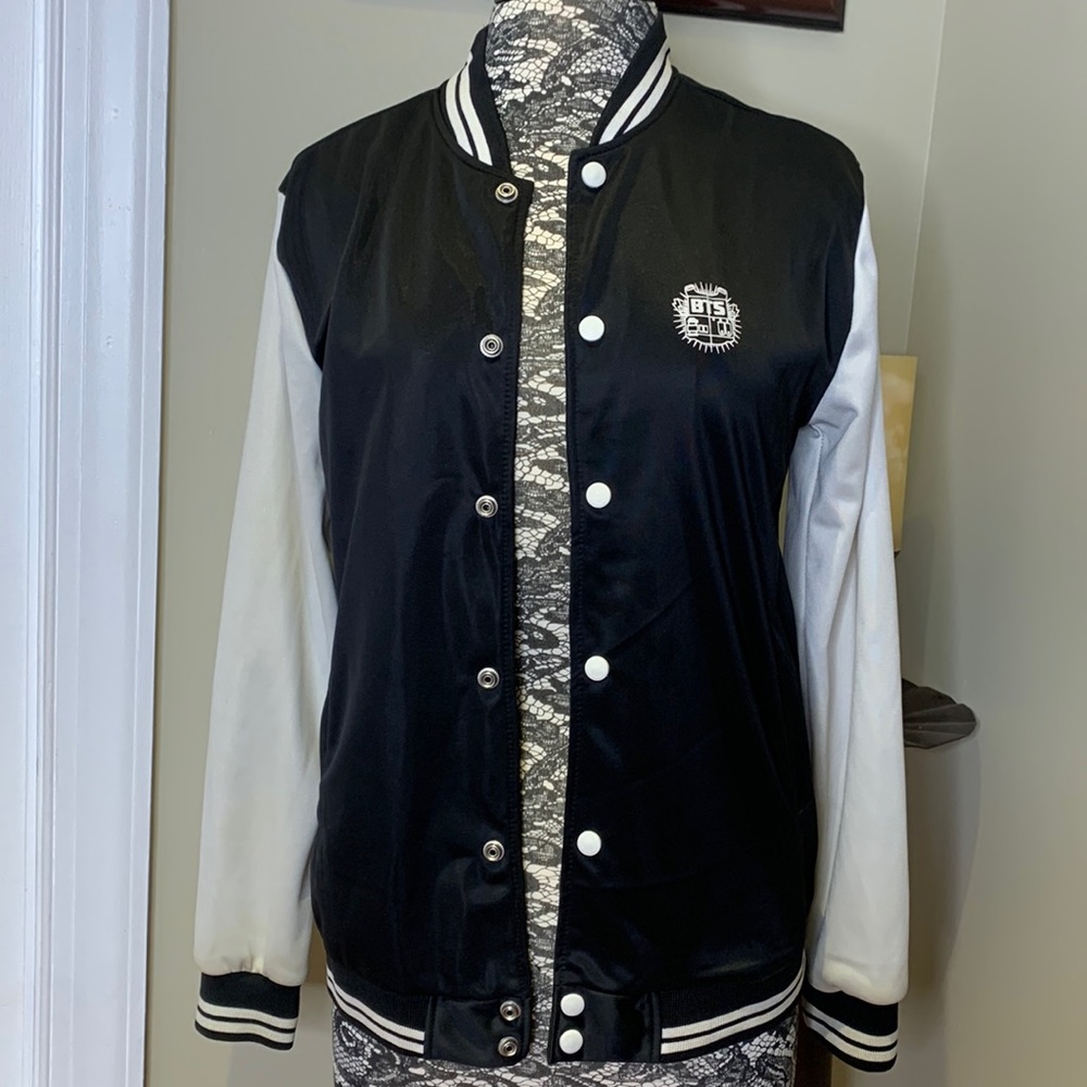 EUC BTS “Jimin” Throwback Baseball Jacket, L